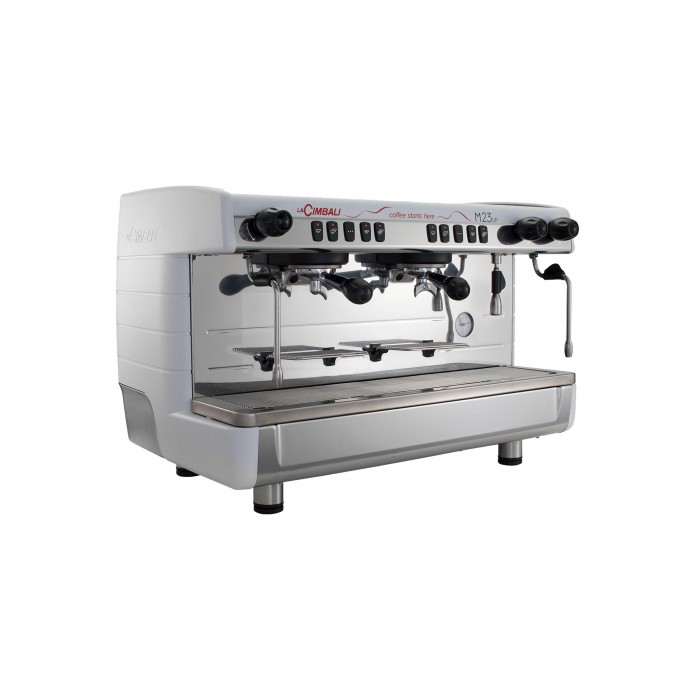 Cimbali M23 UP DT/2 Tam Otomatik Tall Cup Espresso Kahve Makinesi, 2 Gruplu beyaz